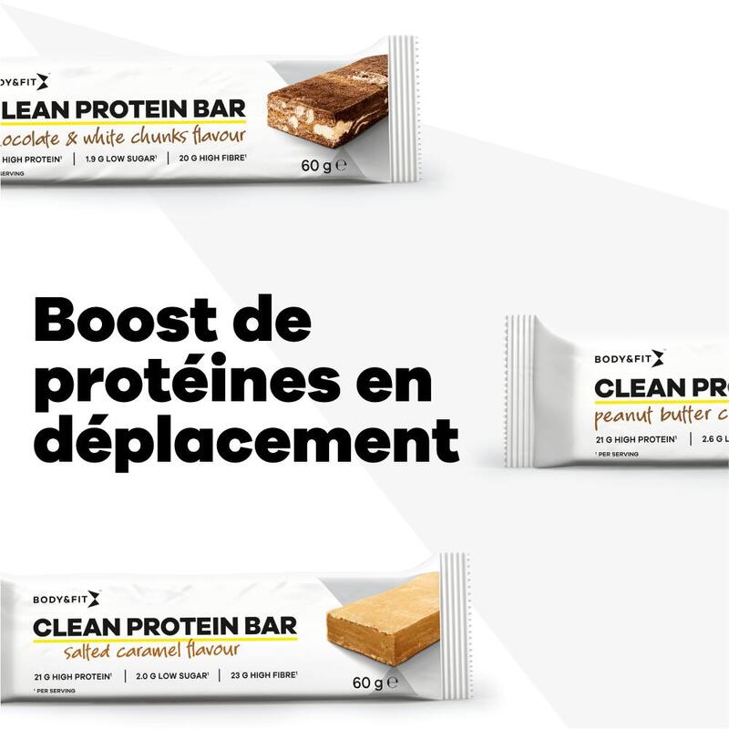 Clean Protein Bars – Chocolat et Chocolat Blanc - 12 Barres (720 grammes)