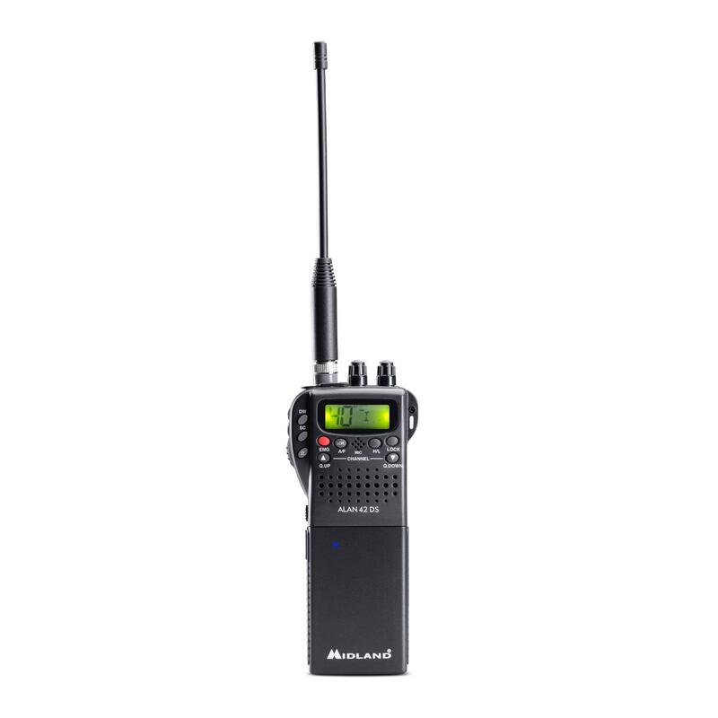 Walkie talkie CB Alan 42, color negro, banda de frecuencia CB