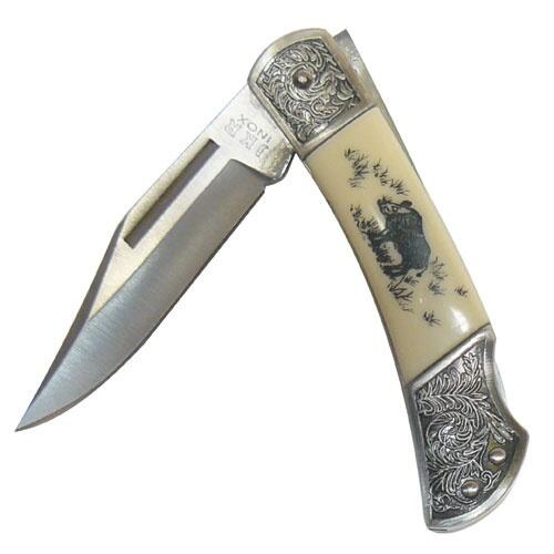 Nůž JKR 114, hnědý