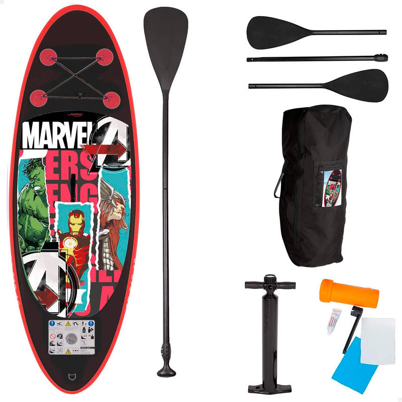 John Tabla paddle surf hinchable para niños Marvel Avengers