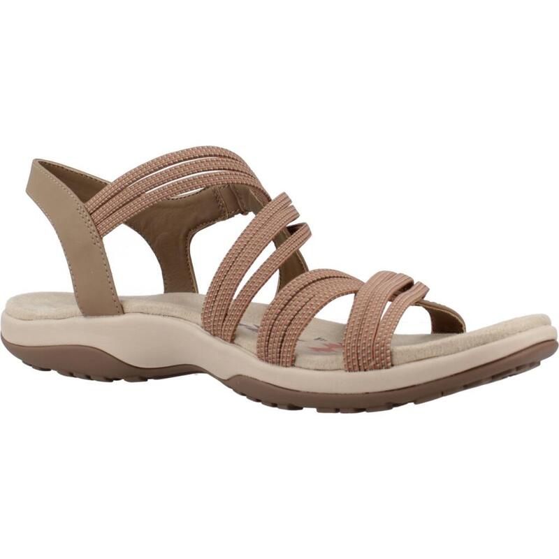 Sandalias Mujer Skechers Reggae Slim - Summer Of Fun Marron