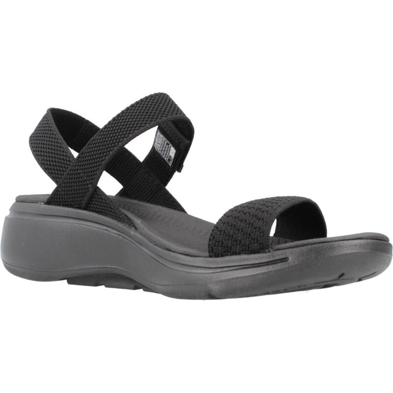 Sandalias Mujer Skechers Go Walk Arch Fit Sandal Negro