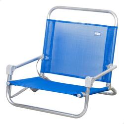 Aktive Petite chaise de plage pliante bleue avec repose-épaule