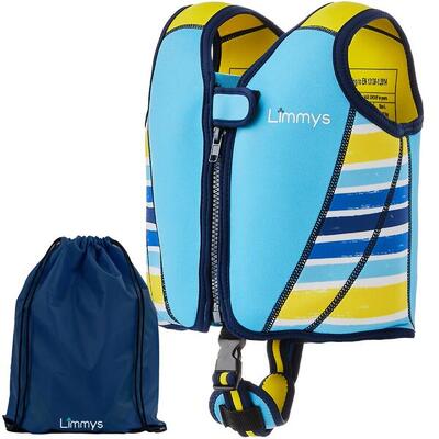 Limmys premium neopreen zwemvest kinderen - trekkoord tas inbegrepen
