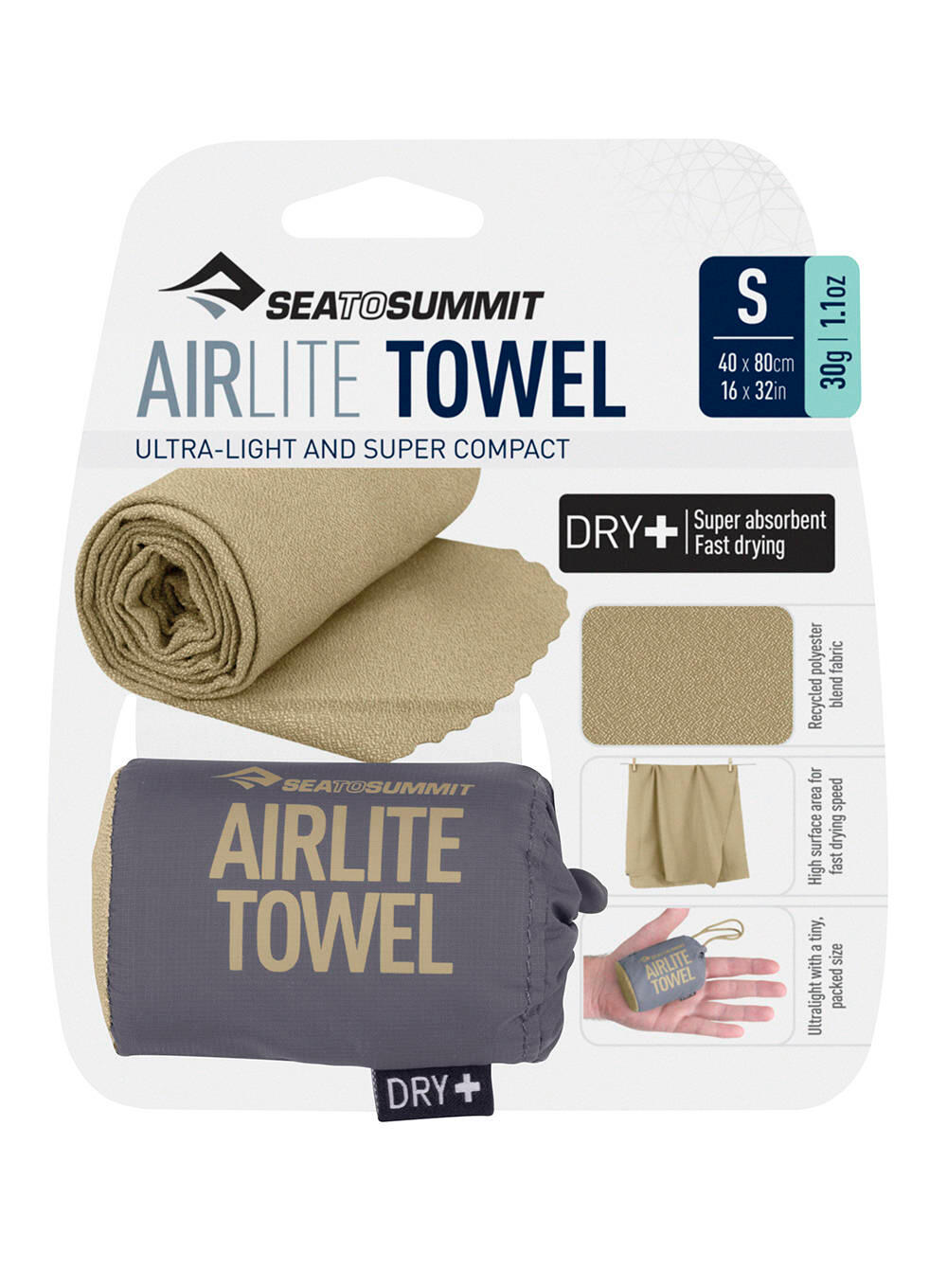 Ręcznik turystyczny Airlite Towel S 40x80cm 4/5