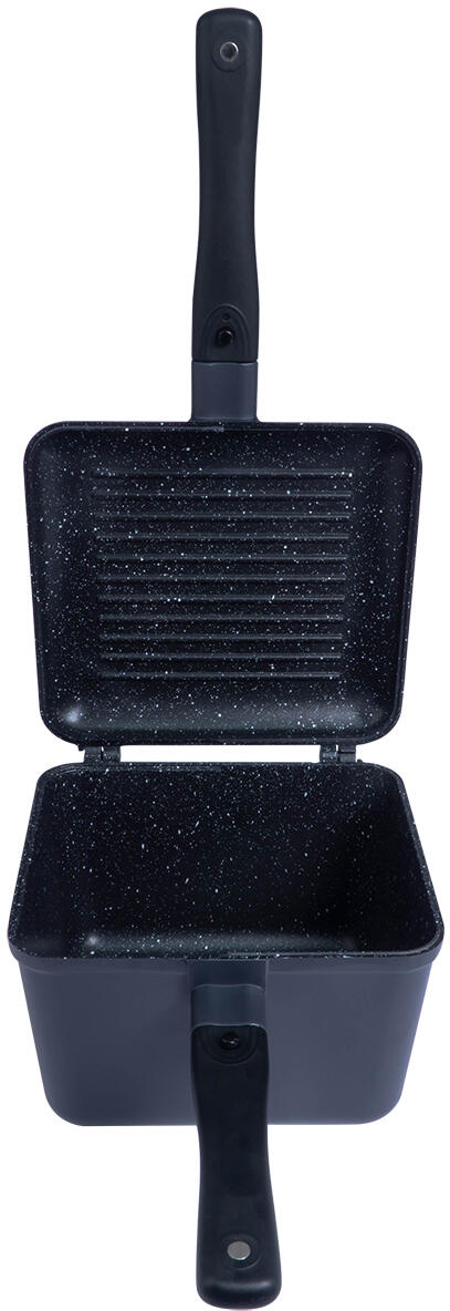 Conjunto de produtos RidgeMonkey Connect Deep Pan e Griddle Granite Edition 2/5