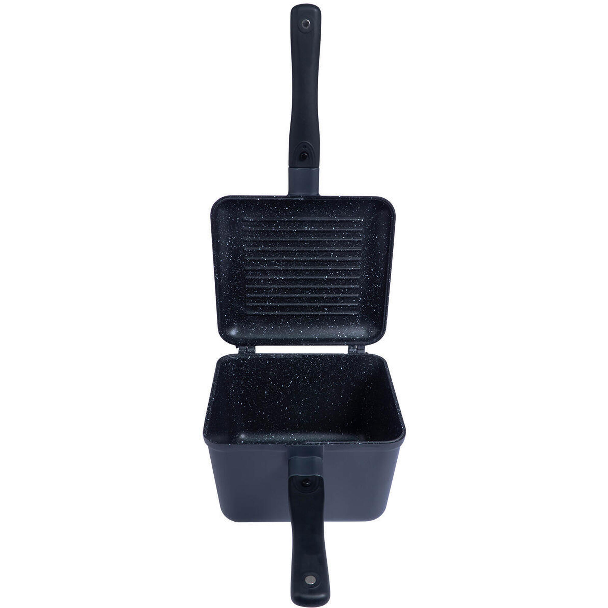 Set de produse RidgeMonkey Connect Deep Pan and Griddle Granite Edition
