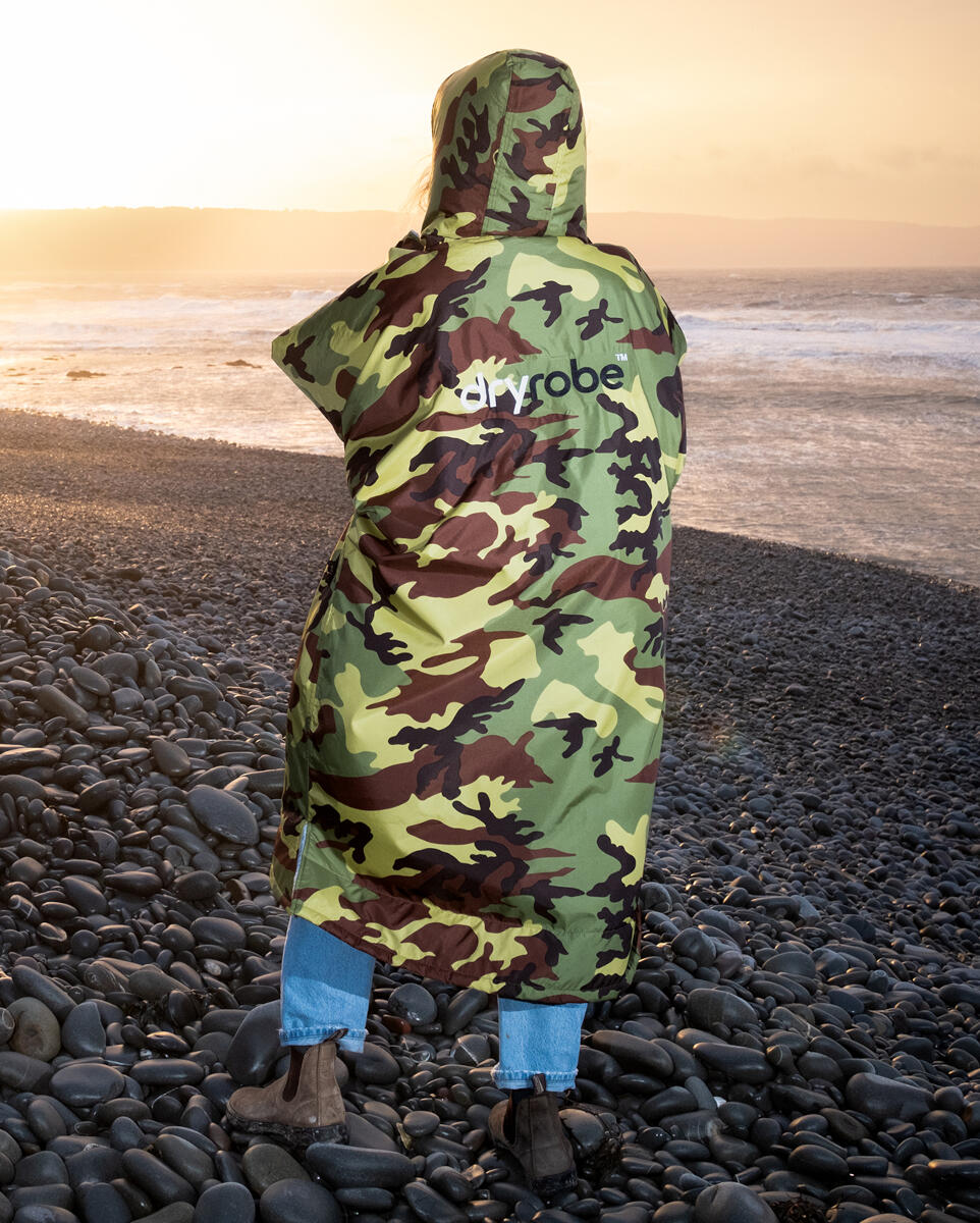 dryrobe Advance L Long Sleeve V3 Camouflage/Grey DRYROBE Decathlon