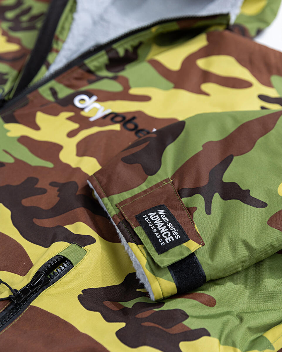 dryrobe Advance L Long Sleeve V3 Camouflage/Grey DRYROBE Decathlon