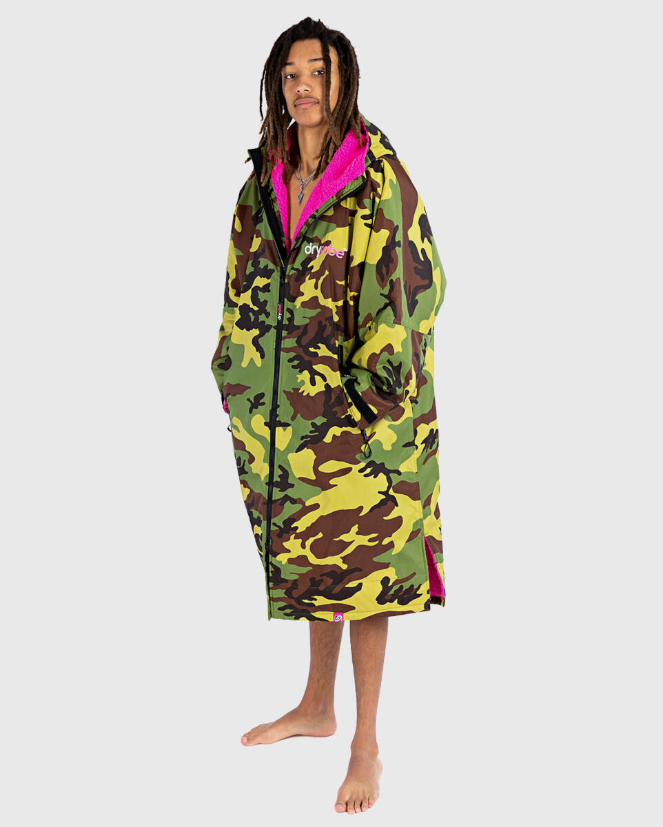 DRYROBE dryrobe Advance - Large - Long Sleeve V3 - Camo Pink