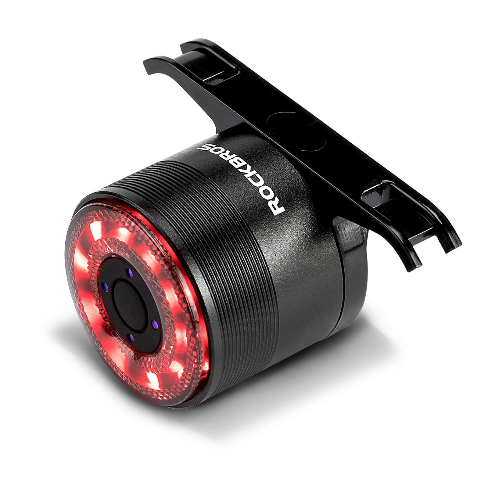 ROCKBROS LED-fietsachterlicht 5 verlichtingsmodi Waterdicht USB oplaadbaar