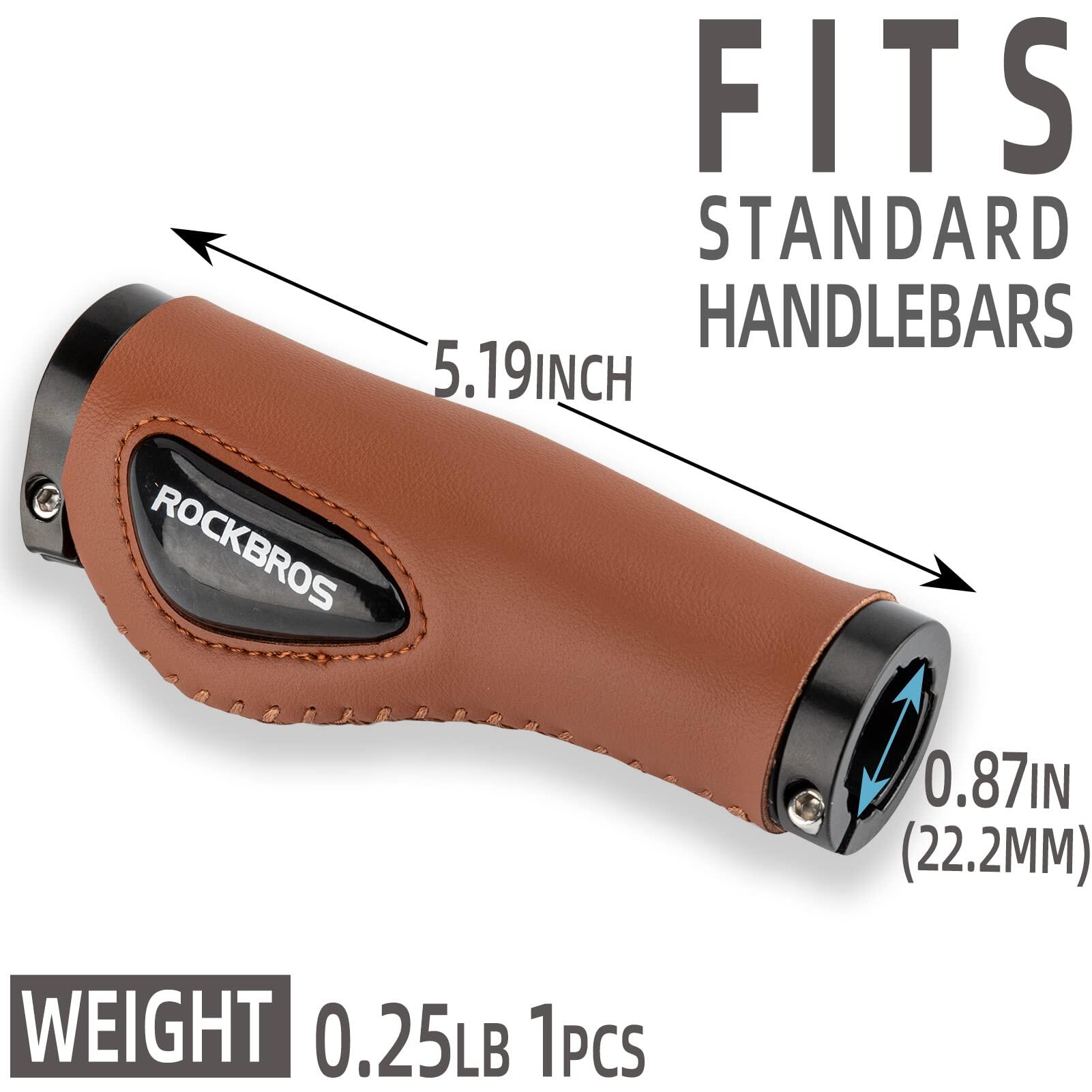 ROCKBROS Fahrradgriffe Lenkergriffe Anti-Rutsch 5/7