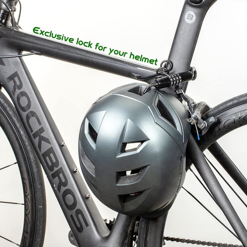 Antivol Vélo Câble à Code 4 Chiffres - Longueur 40cm, Diamètre 10mm - Pour Enfants, Couleur Noir - Sécurité Simple