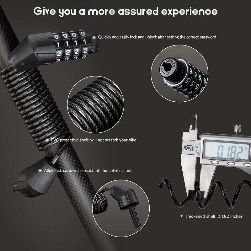 Câble Antivol Pour Vélo Enfant À Combinaison De Chiffres