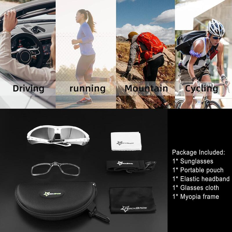 Racefietsbril MTB-fietszonnebril voor heren en dames