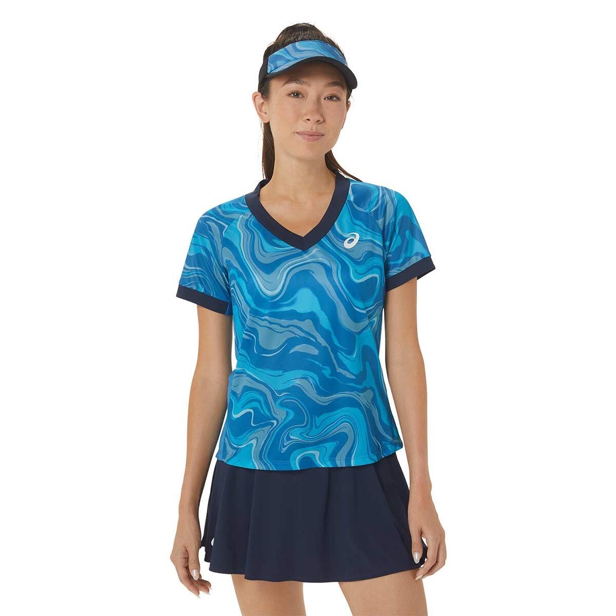 WOMEN'S ASICS MATCH GRAPHIC SS TOP 2042A251 TANK TOP 2/2