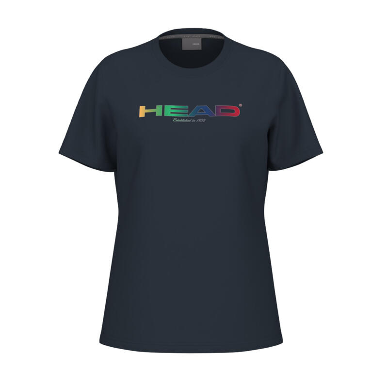 T-shirt Head Rainbow Para Mulher