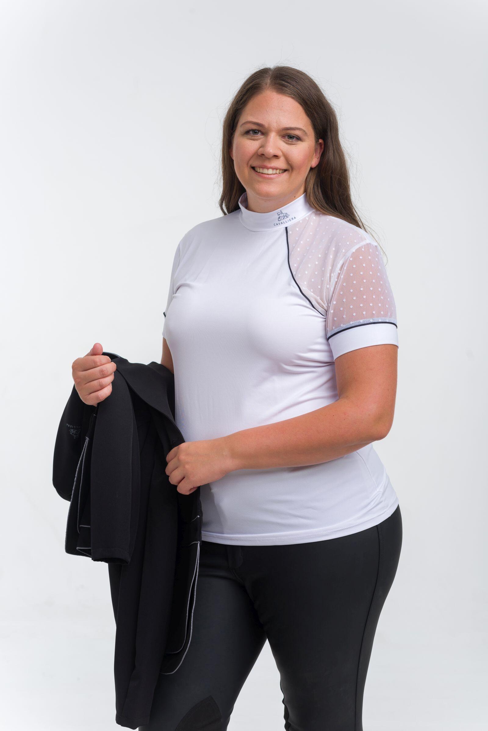 Turniershirt MODERN DAME - Kurzarm, Technische Turnierbekleidung 5/7