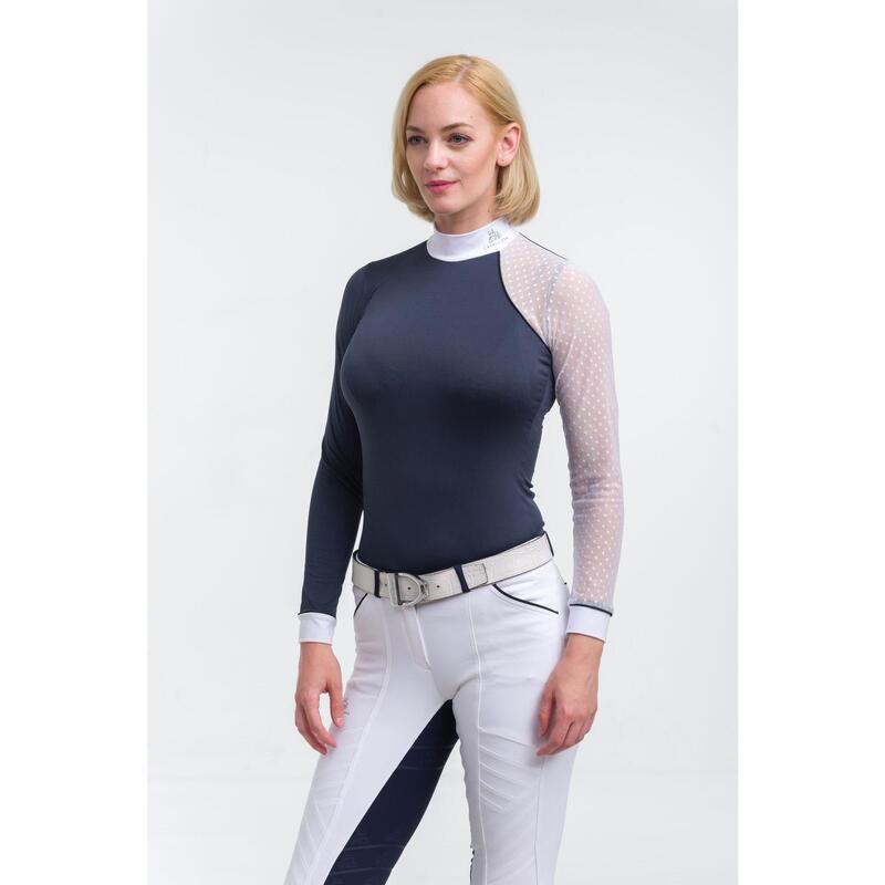 Turniershirt MODERN DAME - Langarm, Technische Turnierbekleidung