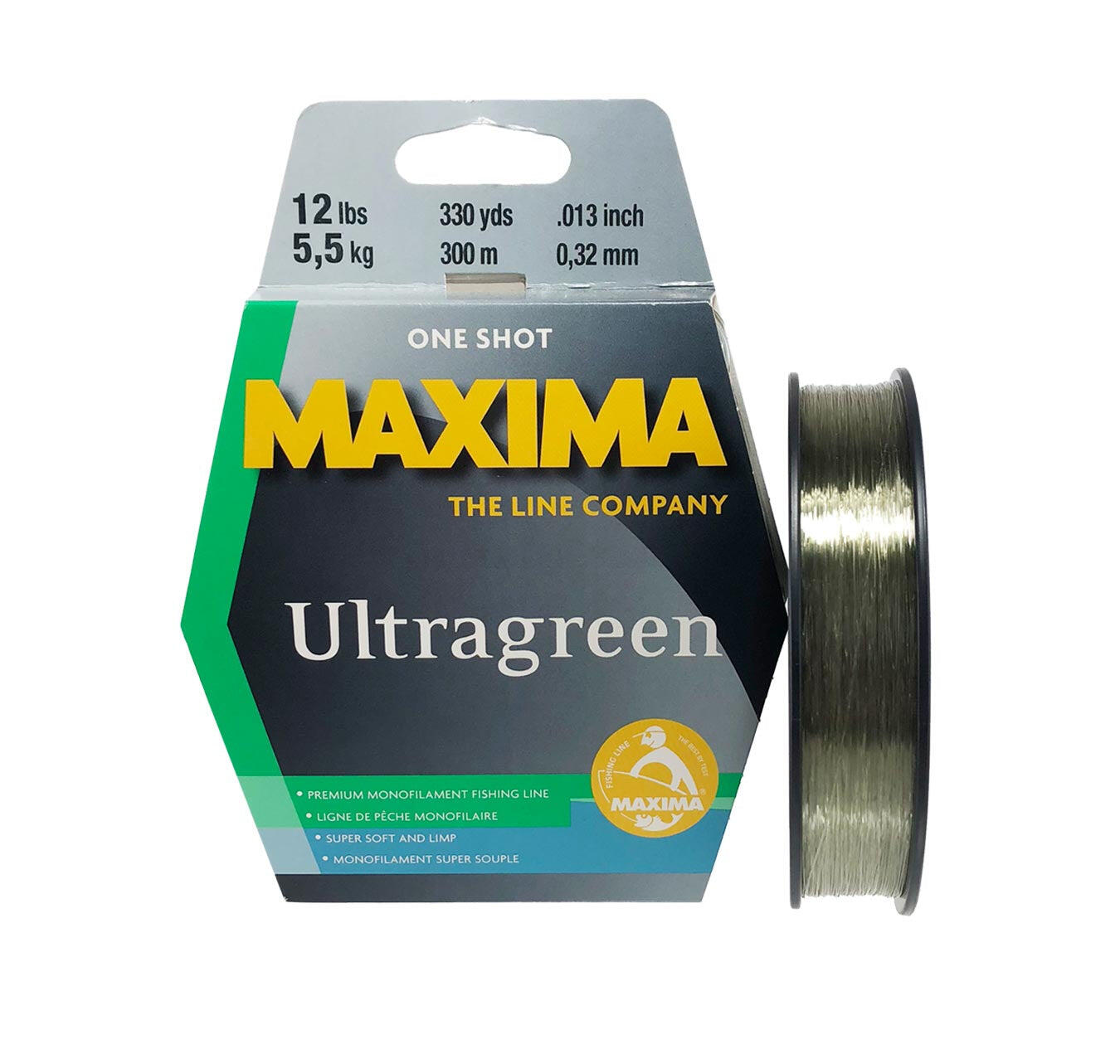 Maxima Ultragreen Monofilament Line - 660yd