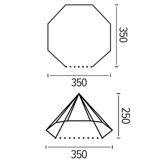 Tipi camping CHEROKEE 350 - TRIGANO