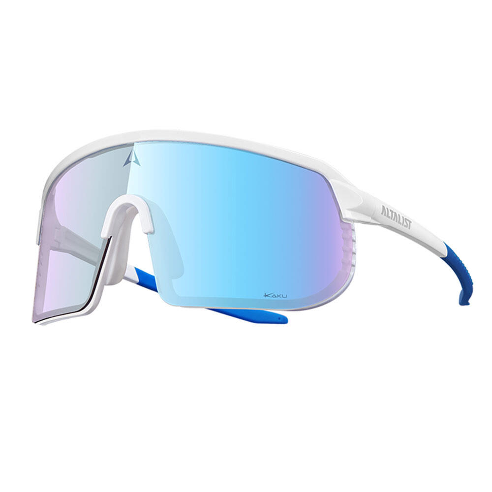 KAKU SP2 Sports Photochromic Sunglasses - White Blue KAKU SP2 Sports Photochromic Sunglasses - White Blue