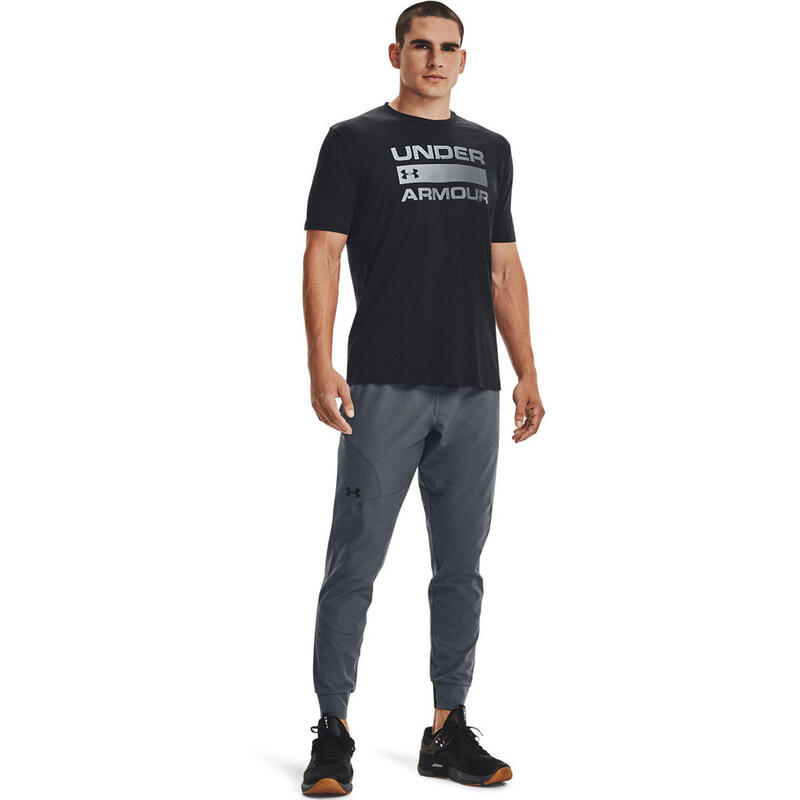 Tricou barbati Under Armour Team Issue Wordmark SS, Negru