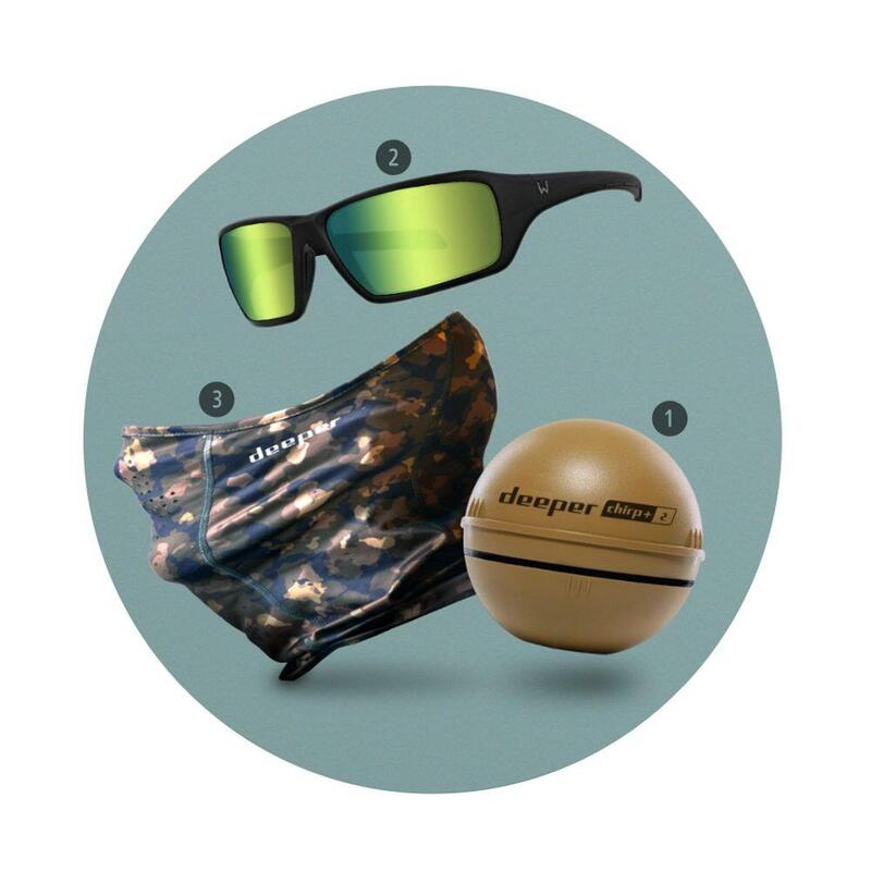 Echosonda wędkarska Deeper Chirp+ 2 Winter Bundle + Okulary + Komin