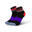 Breathable Low-Cut Running Socks - Disrupts Black Inferno
