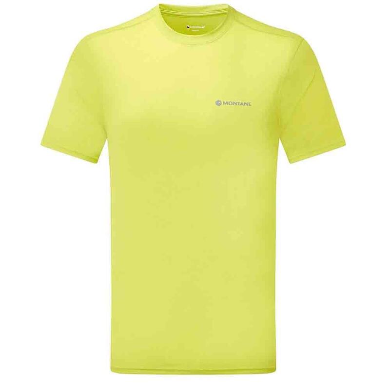 Dart Nano T-Shirt 男款快乾短袖衫 -  黃色