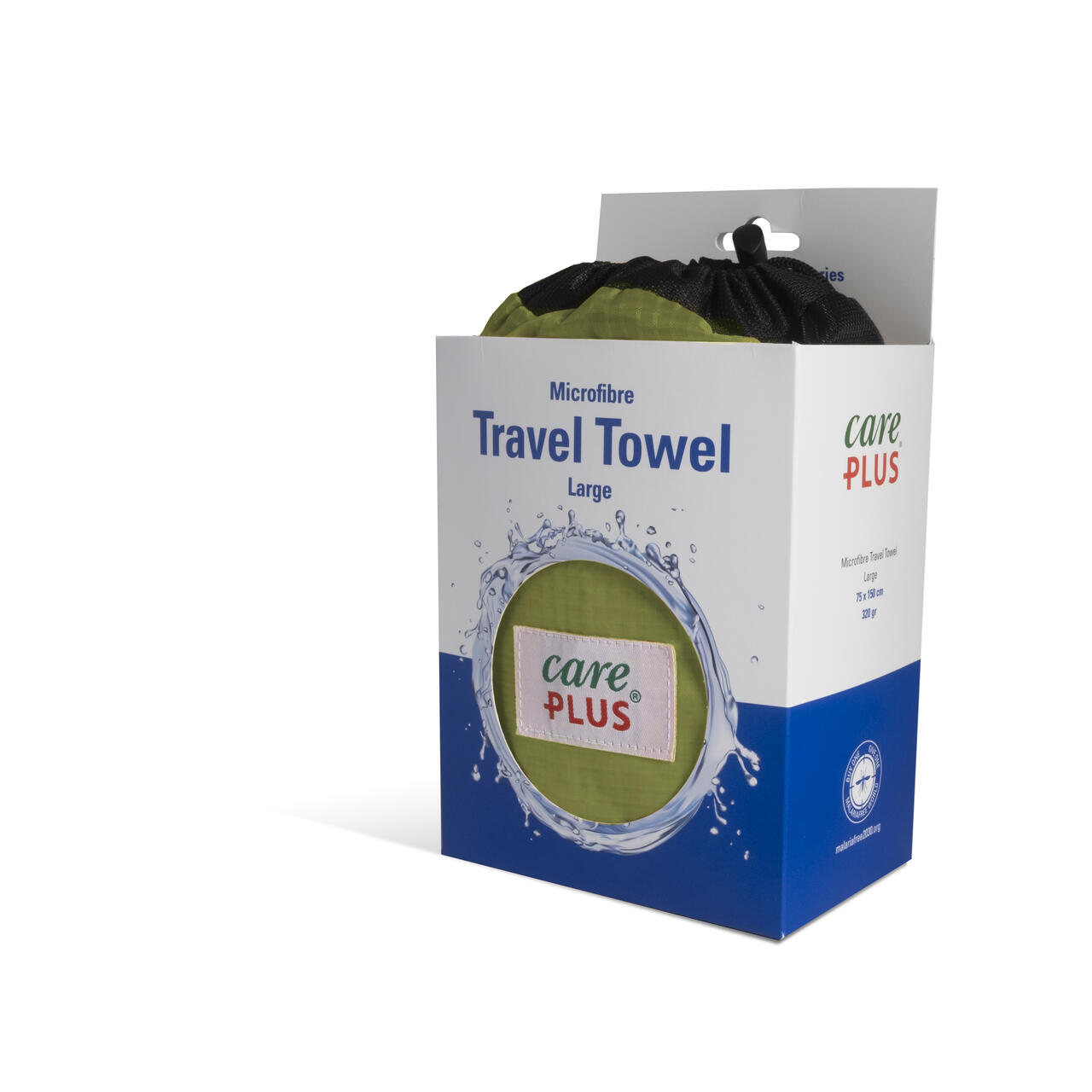 Care Plus Reishanddoek microvezel - Maat: large 75 x 150 cm - Groen - Travel 2/6