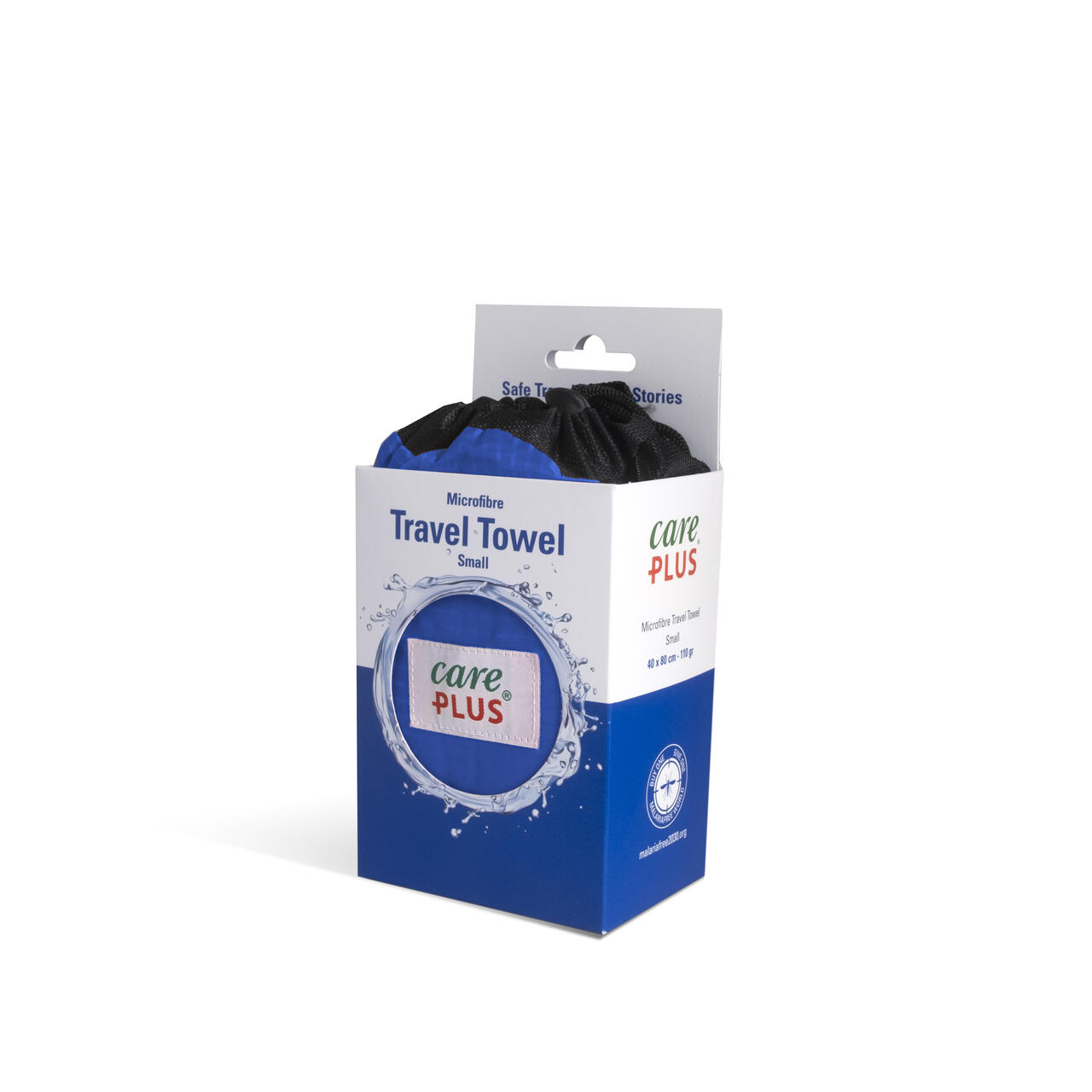 Care Plus Reishanddoek microvezel - Maat: small 40 x 80 cm - Blauw - Travel 2/4
