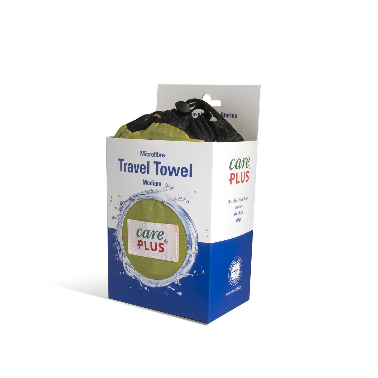Care Plus Reishanddoek microvezel - Maat: medium 60 x 120 cm - Groen - Travel 2/6