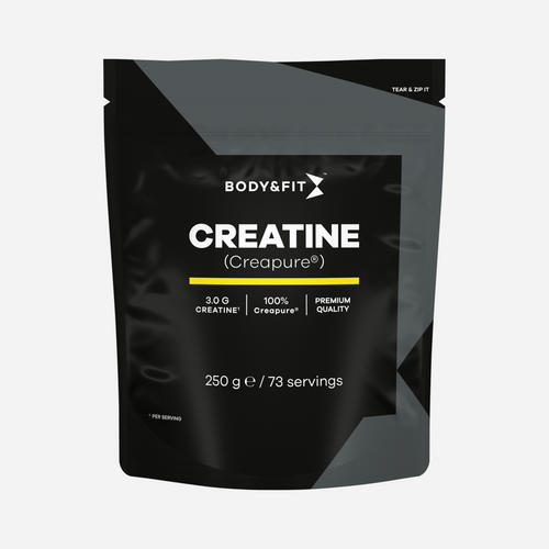 BODY&FIT Creatine - Creapure® - Naturel (Smaakloos) - 250 gram (73 doseringen)