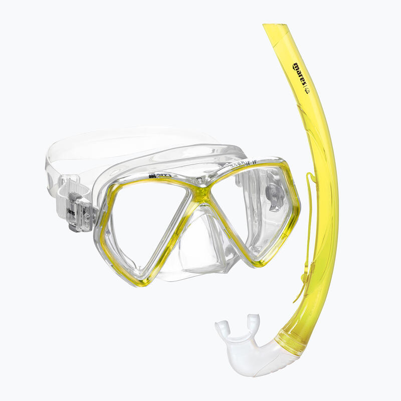 Set snorkeling Mares AQ - ZEPHIR JR, Galben