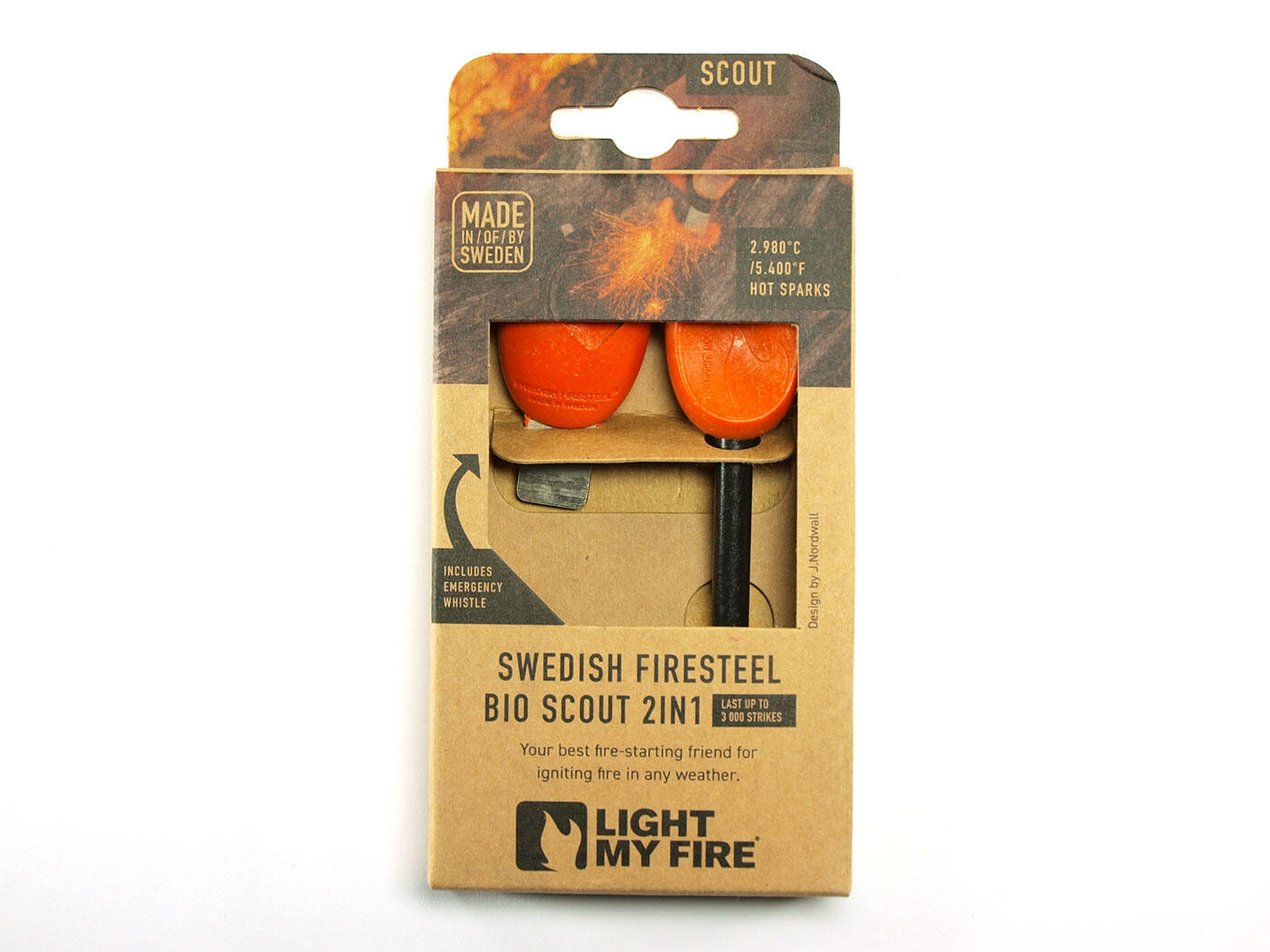 Light My Fire Firesteel Bio Scout - Orange rouille 3/6