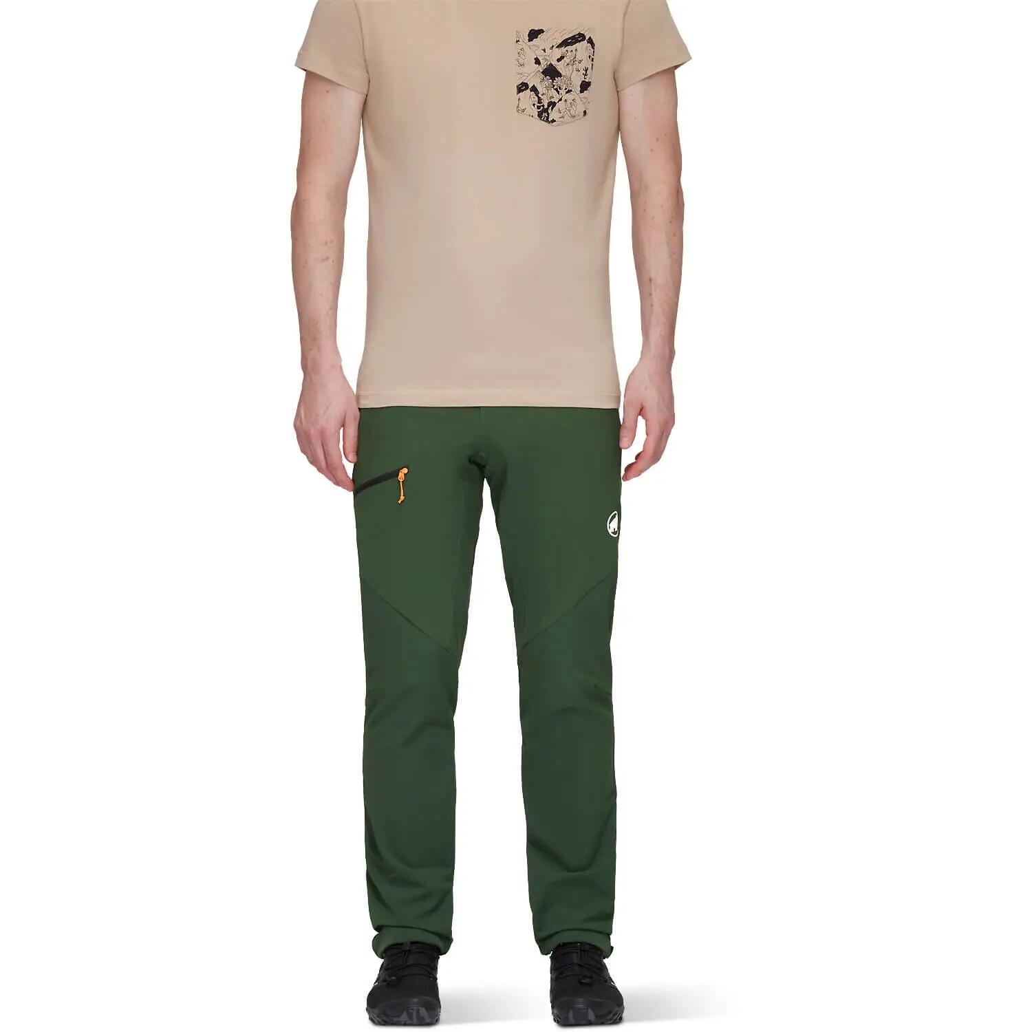 Pantaloni da trekking Mammut Courmayeur Verde 3/7