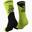 No Pain No Gain Quick-Dry Running Socks - Yellow/Black