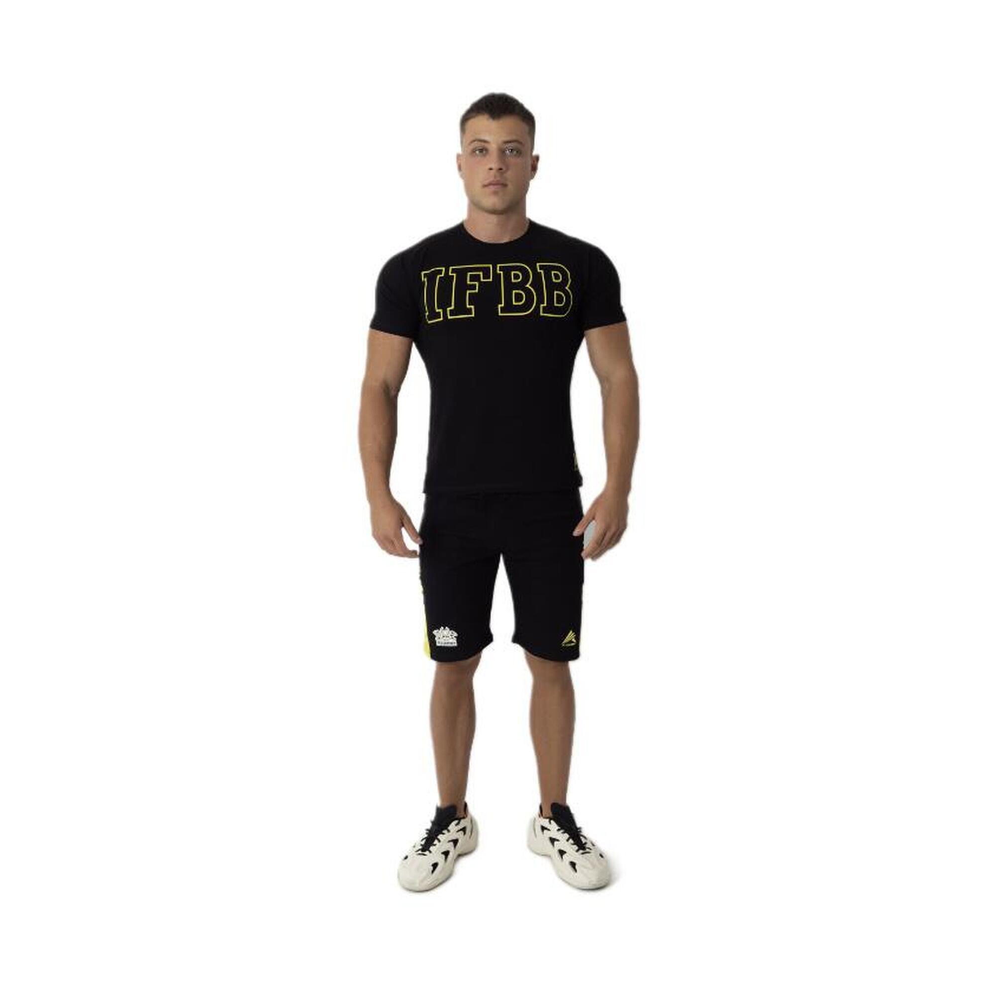 Tricou bumbac masculin- International Fitness and Body Building Federation