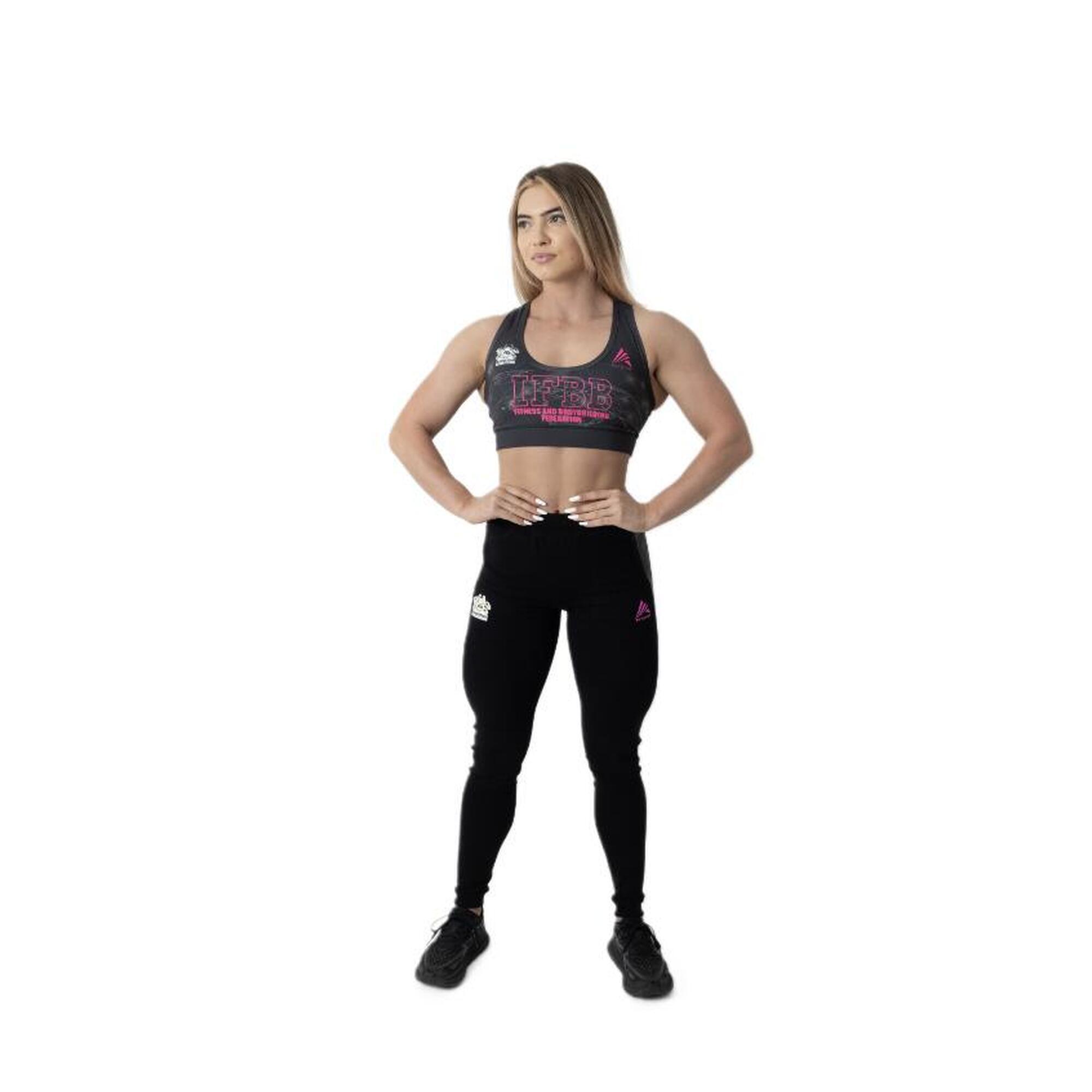 Pantalon bumbac feminin- International Fitness and Body Building Federation