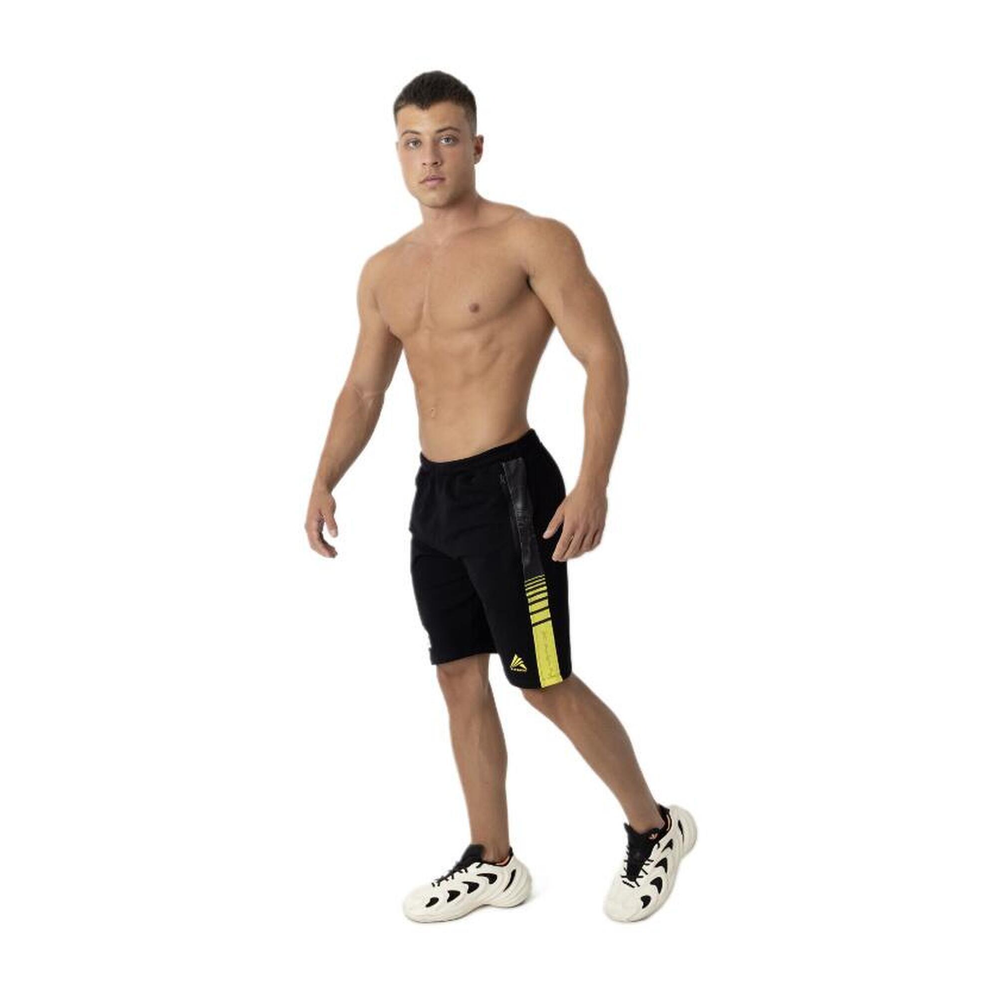 Short bumbac masculin - International Fitness and Body Building Federation