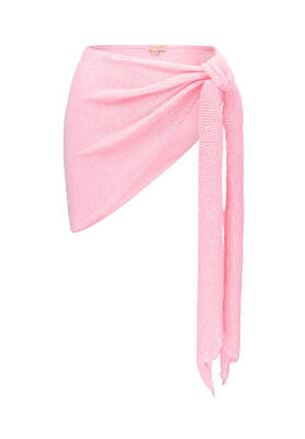 Sarong scrunch short ruffle