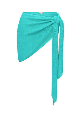 Sarong scrunch short ruffle