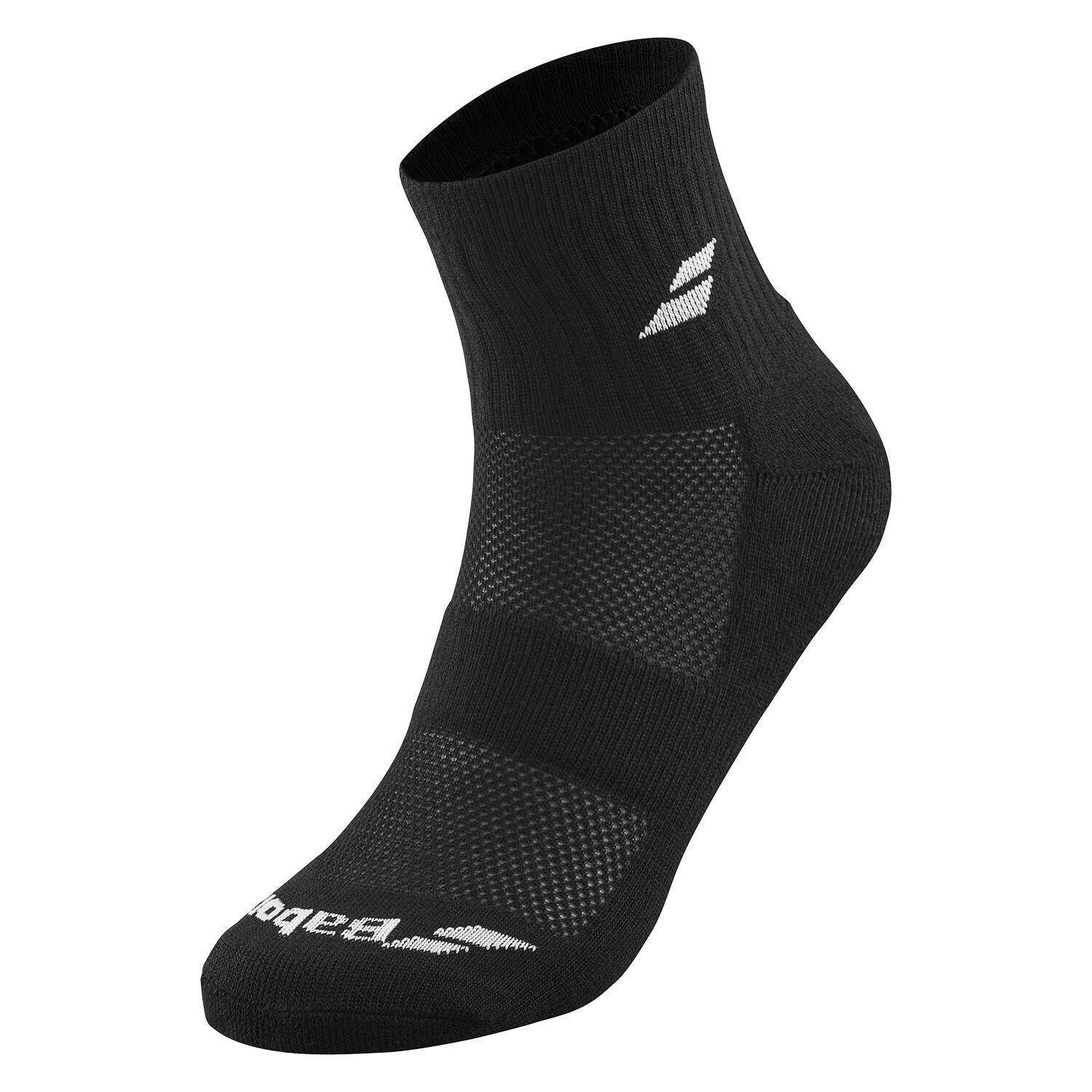 Paquet De 3 Paires De Chaussettes Babolat Quarter 2/2
