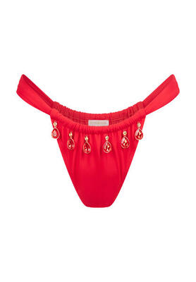 Bikinihose Selene Droplet Rouched Fixed Bikini Bottom