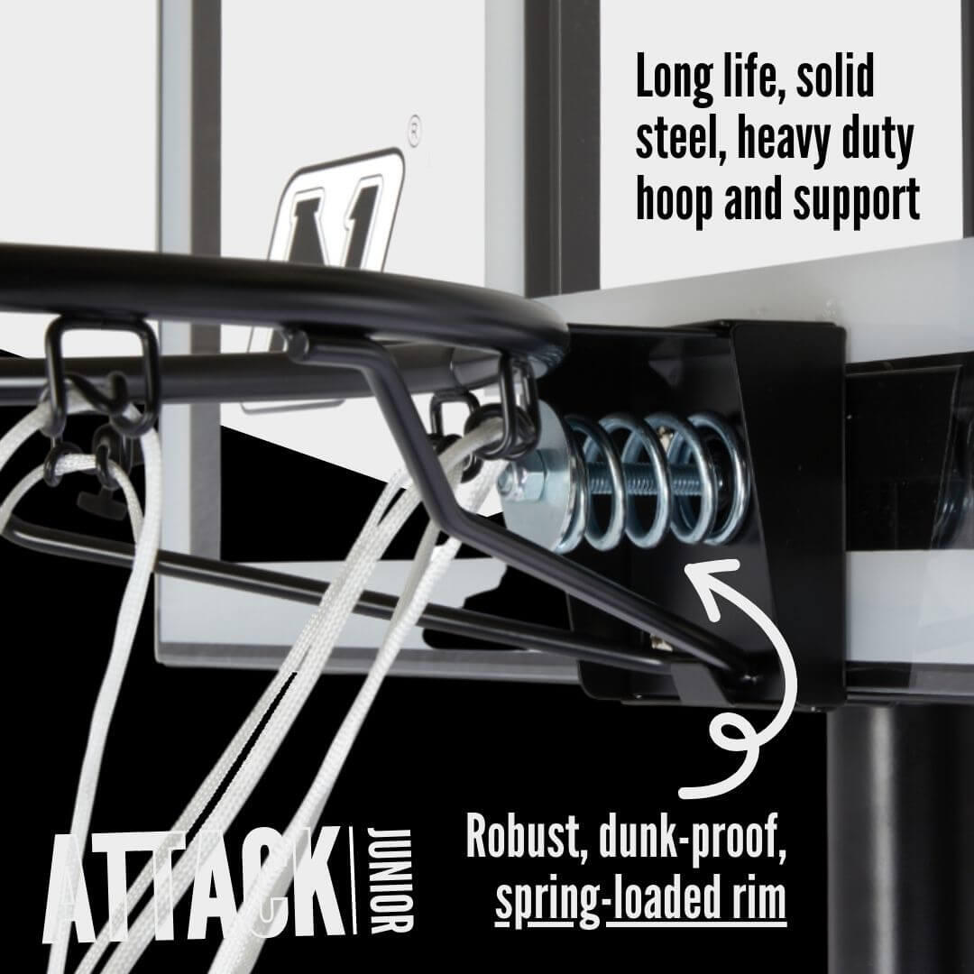 NET1 Attack Basketball Hoop - Youth 7/7