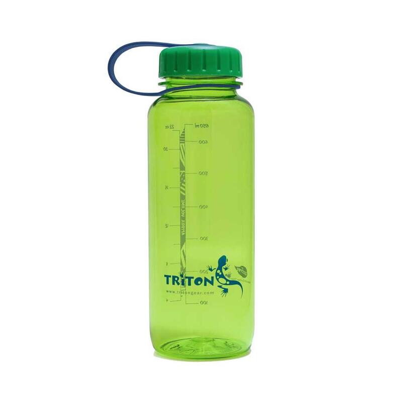 Ecozen Bottle Screw Top Hiking Flask  650ml - Green Logo