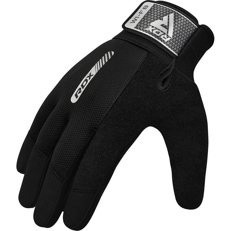 Trainingshandschoenen W1 - extra grip Zwart - Zwart - XL 3/7