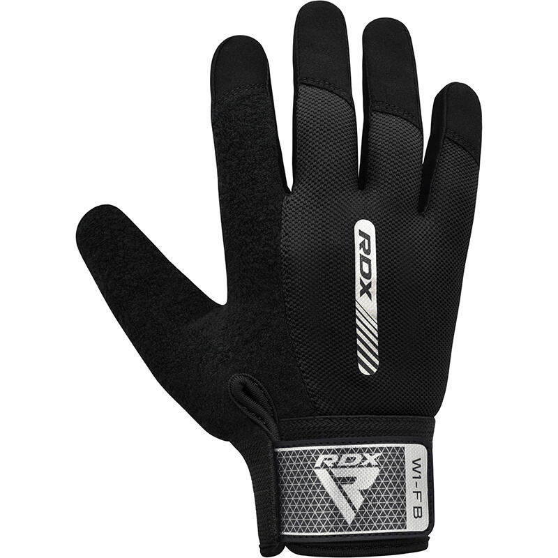 Trainingshandschoenen W1 - extra grip Zwart - Zwart - XL 4/7