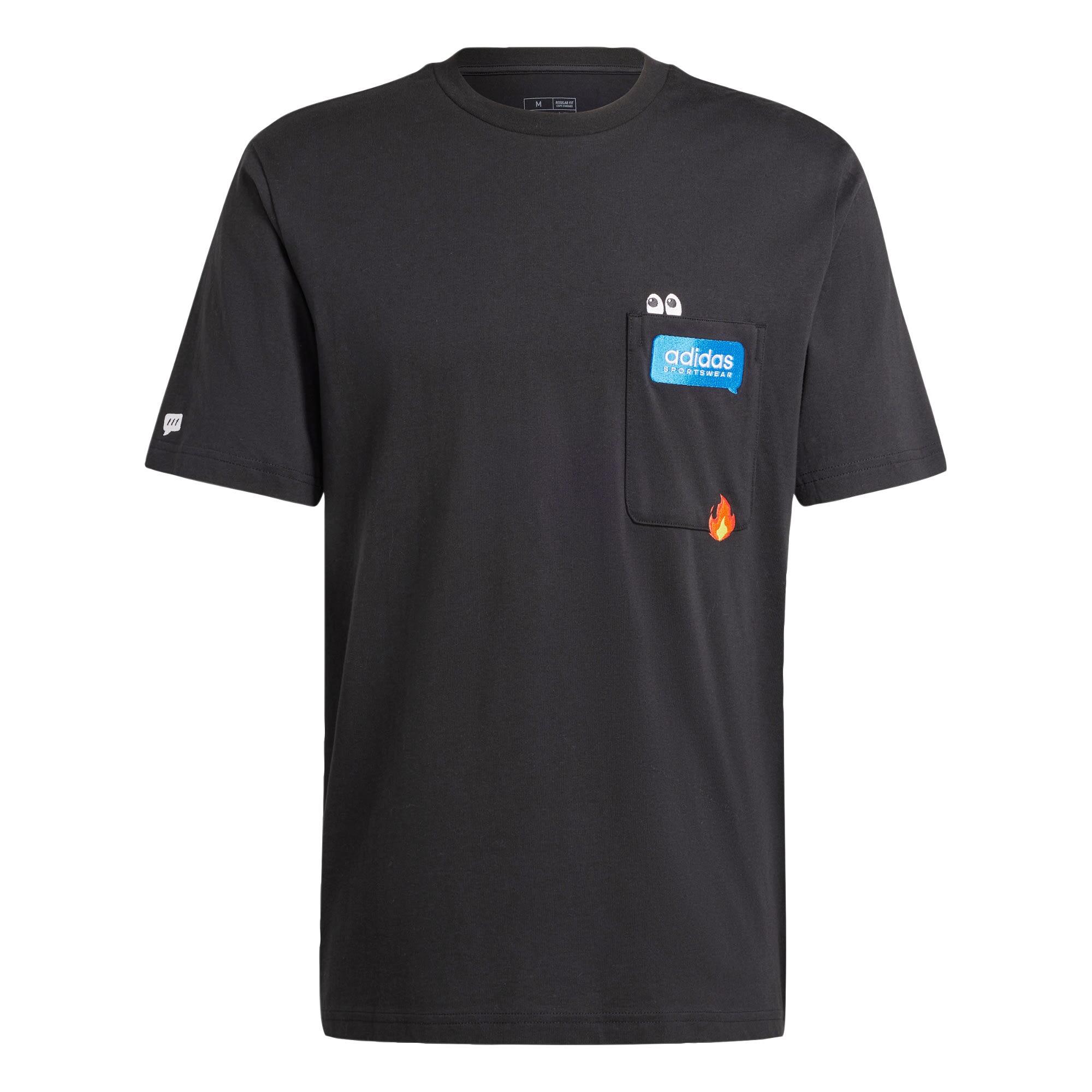 T-shirt graphique à poche Remoji 2/5